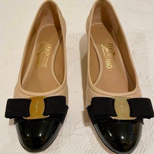 Salvatore Ferragamo Vara Quilted Leather Pump